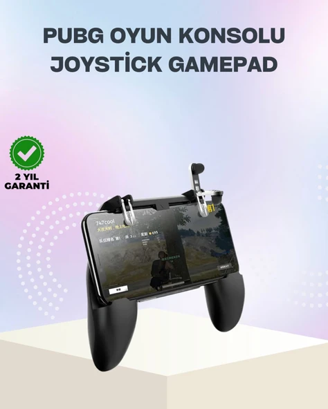 Mobil Oyunlar İçin Joystickli Ergonomik Gamepad Kontrol Cihazı ürün görseli 1