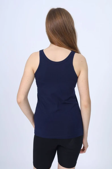 Toontoy Kız Çocuk Bisiklet Yaka Basic Atlet - Resim 5