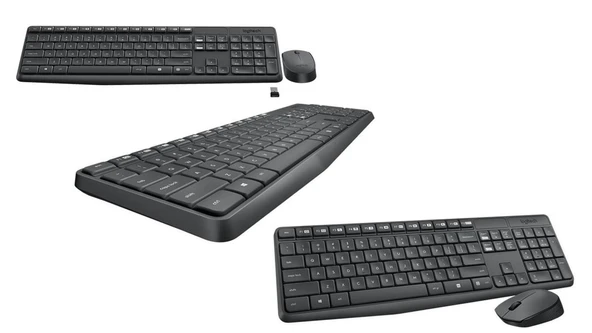 Logitech 920-007931 MK235 İngilizce Kablosuz Klavye & Mouse Seti - Resim 2