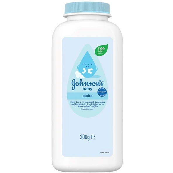 Johnsons Baby Bebek Pudrası 200GR Klasik (%99 Doğal) ürün görseli 1