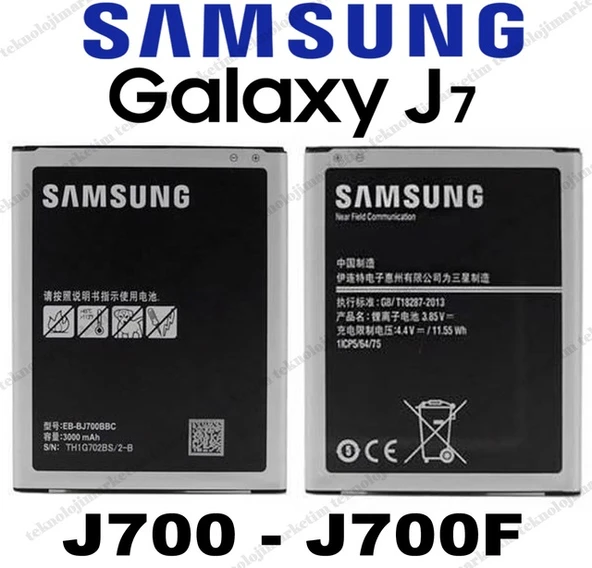 SAMSUNG J7 J700 BATARYA PİL EB-BJ700CBE AXYA - Resim 2