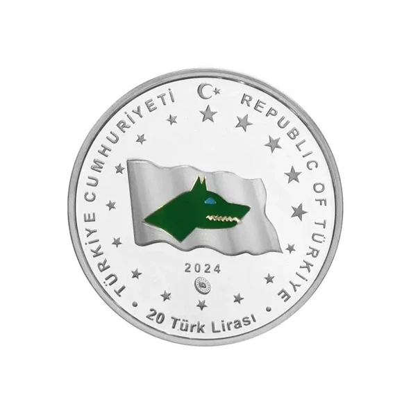 AgaKulche Göktürk İmparatorluğu Gümüş Sikke Coin ürün görseli 1