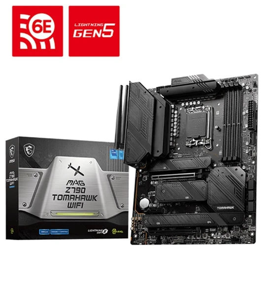 Msi Mag Z790 Tomahawk WIFI DDR5 Intel Z790 Soket 1700 DDR5 7200(OC)MHz ATX Gaming (Oyuncu) Anakart ürün görseli 1