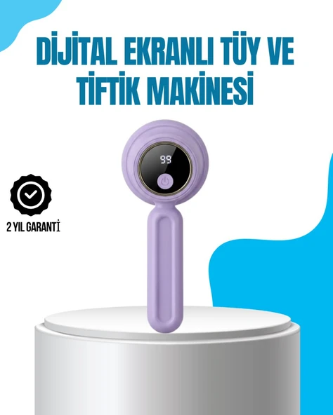 Şarjlı Tiftik Temizleme Makinesi Kablosuz Pratik Kullanım ürün görseli 1