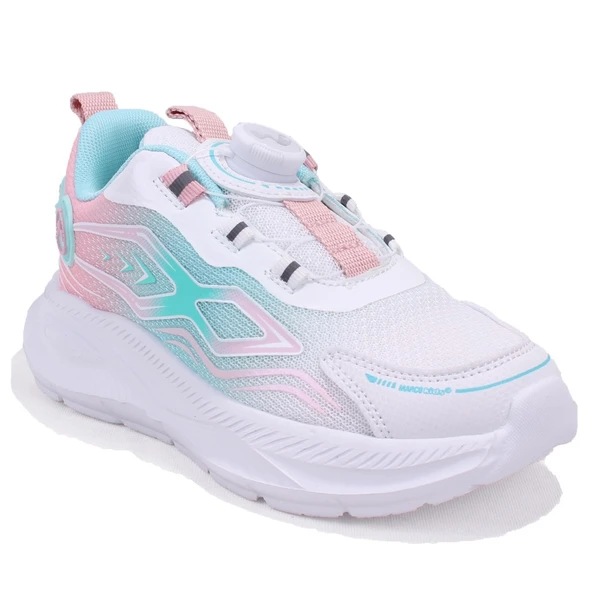 Marco Kids 05-26Y512 Beyaz Pembe Ortopedik Günlük Kız Çocuk Spor Ayakkabı ürün görseli 1