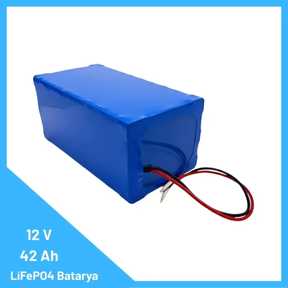 12V 42Ah LiFePO4 Batarya – Hafif, Güvenli, Kompakt Güç Kaynağı ürün görseli 1