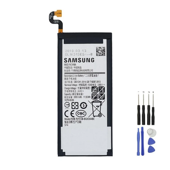 Samsung S7 Uyumlu Pil Batarya G930 EB-BG930ABE ve Tamir Seti ürün görseli 1