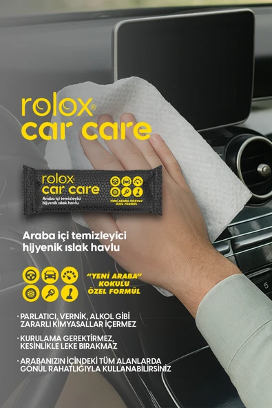 Car Care -50 Paket - Araba Içi Temizleyici Hijyenik Islak Havlu ürün görseli 1