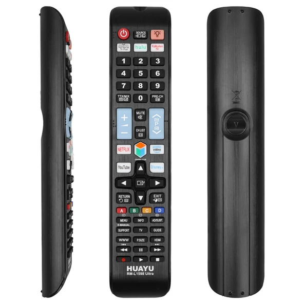 RM-L1598 Samsung Ultra Netflix Rakuten Hulu Youtube Disney+ Tuşlu LCD Led TV Kumanda ürün görseli 1