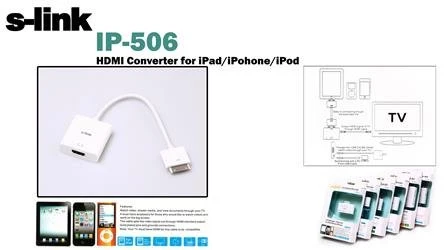 S-link IP-506 ipod-iphone-ipad Hdmı Konnektör - Resim 2