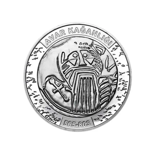 AgaKulche Avar Kağanlığı Gümüş Sikke Coin ürün görseli 1