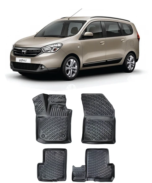 Dacia Lodgy BTM 3D Havuzlu Paspas ürün görseli 1