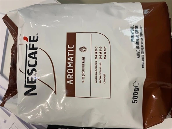 Nestle Nescafe 500GR Aromatıc Kahve (Kahve Makinaları İçin) ürün görseli 1