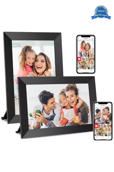 Dijital Fotoğraf Çerçevesi Wifi 10.1 İnç 32gb Dokunmatik Ekran, Uygulama Üzerinden Fotoğraf/video Paylaşımı ürün görseli 1