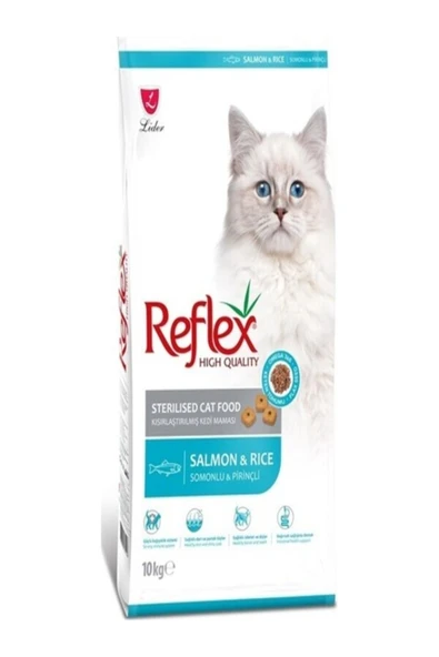 Reflex Sterılsed Salmon & Rıca Aduldt Cat Food 10 Kg ürün görseli 1