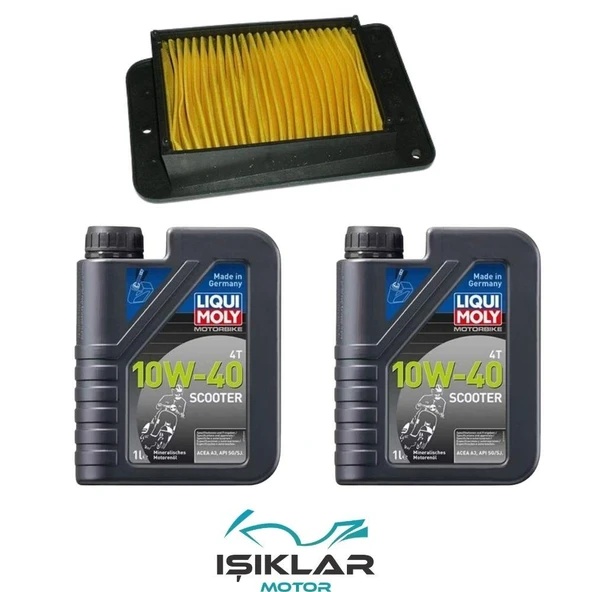Peugeot Tweet 200 Liqui Moly Yağ Ve Hava Filtre Bakım Seti Bs0039 ürün görseli 1