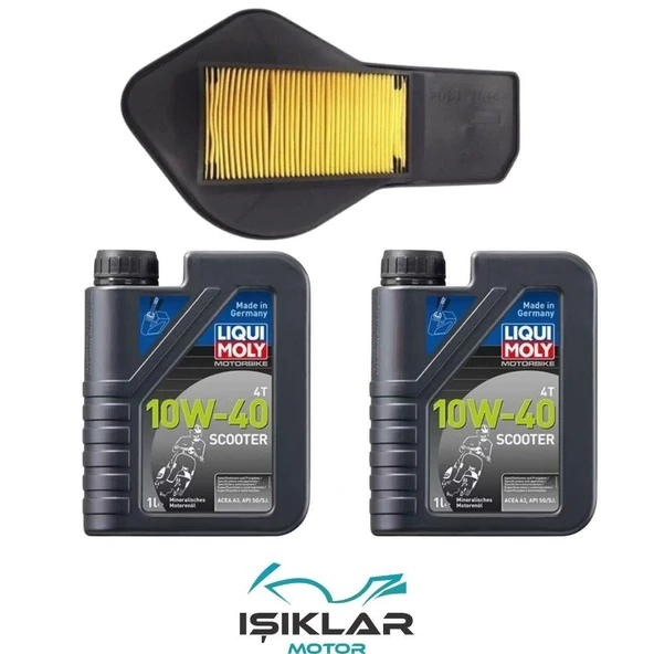 Yamaha Cygnus Rs Liqui Moly Yağ Ve Hava Filtre Bakım Seti Bs0032 ürün görseli 1