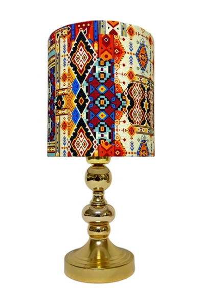 Kumaş Etnik Model Abajur - Resim 2