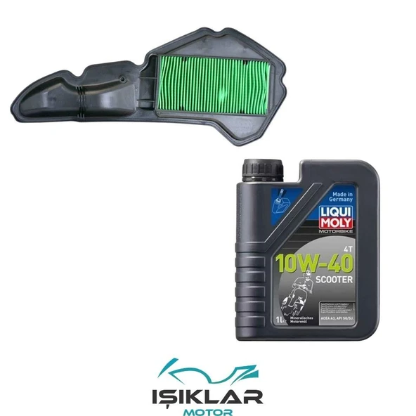 Honda Pcx 18-20 Liqui Moly Yağ Ve Hava Filtre Bakım Seti Bs0019 ürün görseli 1