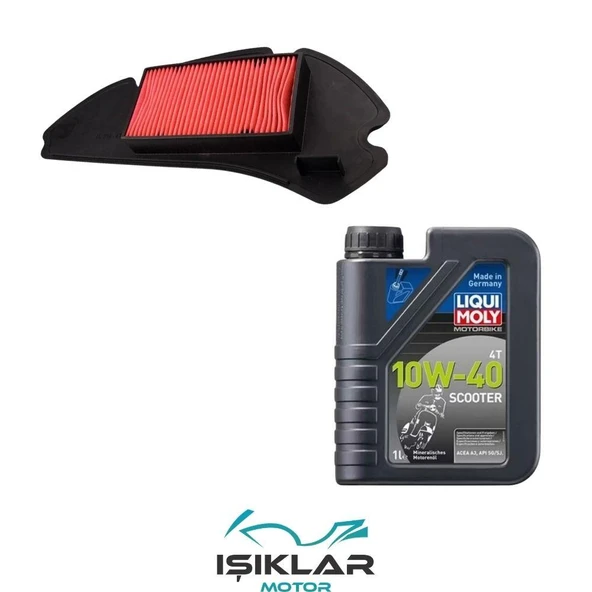Honda Honda Sh 125 Liqui Moly Yağ Ve Hava Filtre Bakım Seti Bs0037 ürün görseli 1