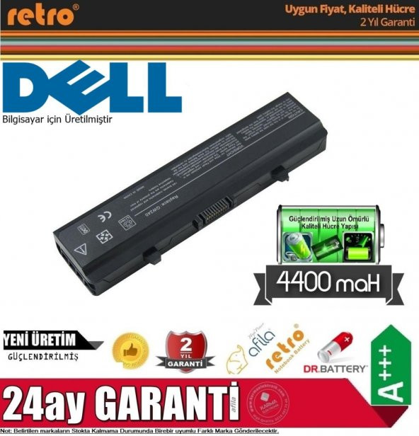 Dell Vostro 500 Notebook Bataryası, Pili - Resim 2