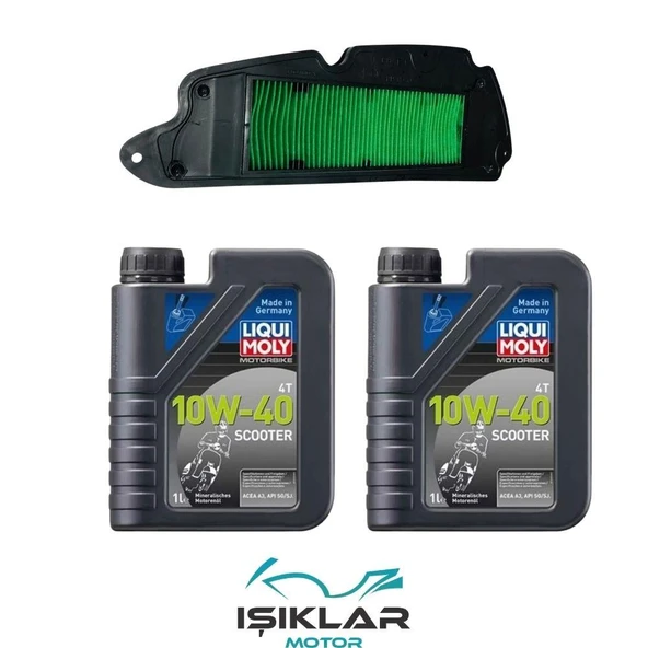 Honda Adv 350 Liqui Moly Yağ Ve Hava Filtre Bakım Seti Bs0007 ürün görseli 1
