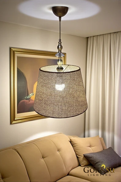 Rattan Eda Model Cam Taşlı Modern & Dekoratif Salon, Yemek Odası, Mutfak ürün görseli 1