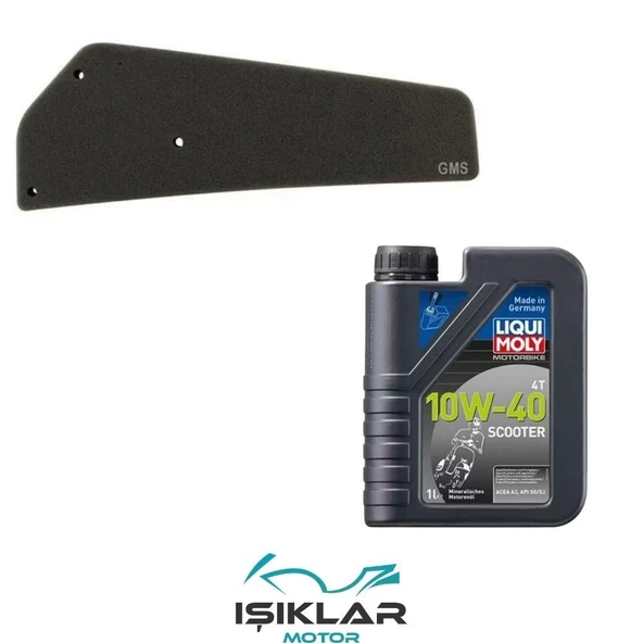 Kuba Twister 50 Liqui Moly Yağ Ve Hava Filtre Bakım Seti Bs0022 ürün görseli 1