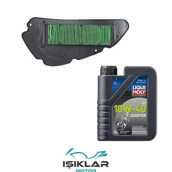 Honda Honda Sh 125İ Liqui Moly Yağ Ve Hava Filtre Bakım Seti Bs0008 ürün görseli 1