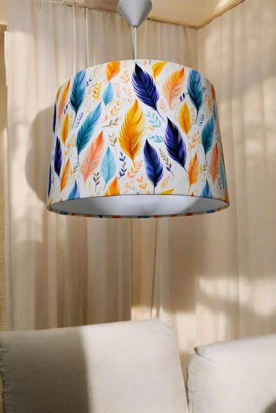 Kumaş Tüy Model (40cm-30cm) Avize Oturma Odası Hol Antre Balkon ürün görseli 1