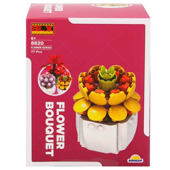 PTTAVM: BLX Çiçek Çeşitleri Lego Setleri 46968 Sarı Çiçek 77 Parça