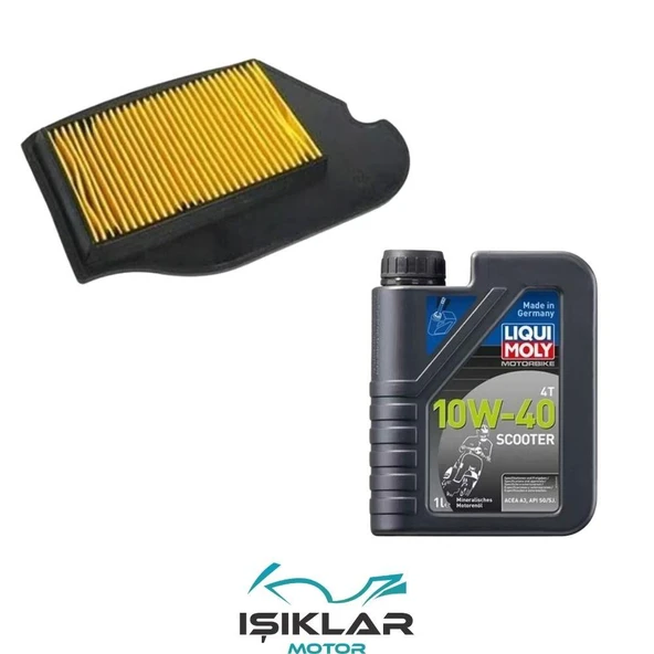 Tvs Jüpiter 110 Liqui Moly Yağ Ve Hava Filtre Bakım Seti Bs0015 ürün görseli 1