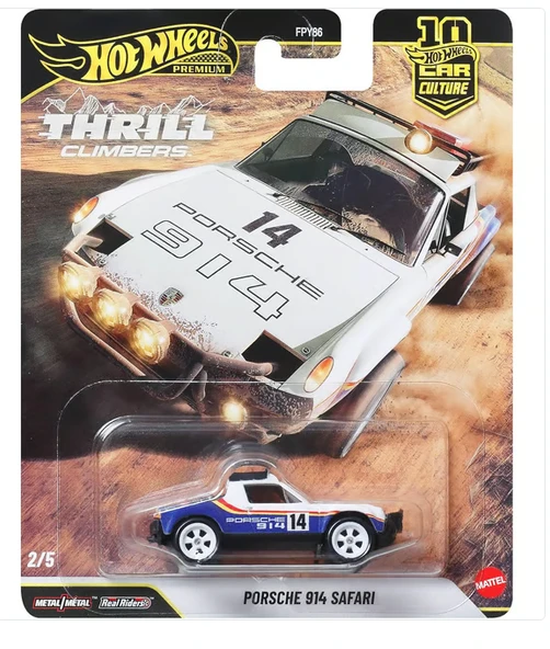 HOT WHEELS Premium Thrıll Climbers Porsche 914 Safari ürün görseli 1