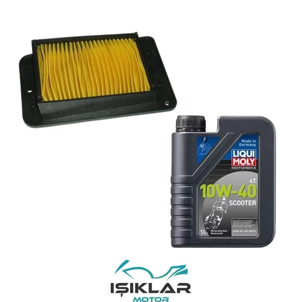 Peugeot Tweet 150 Liqui Moly Yağ Ve Hava Filtre Bakım Seti Bs0038 ürün görseli 1