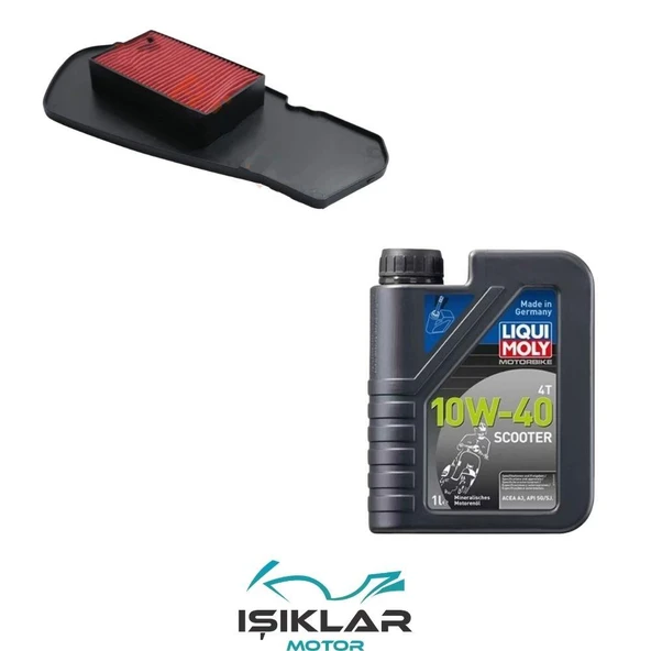 Kuba Newlight 125 Liqui Moly Yağ Ve Hava Filtre Bakım Seti Bs0017 ürün görseli 1