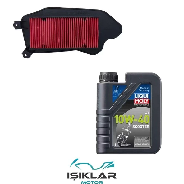 Honda Spacy 110 Liqui Moly Yağ Ve Hava Filtre Bakım Seti Bs0001 ürün görseli 1