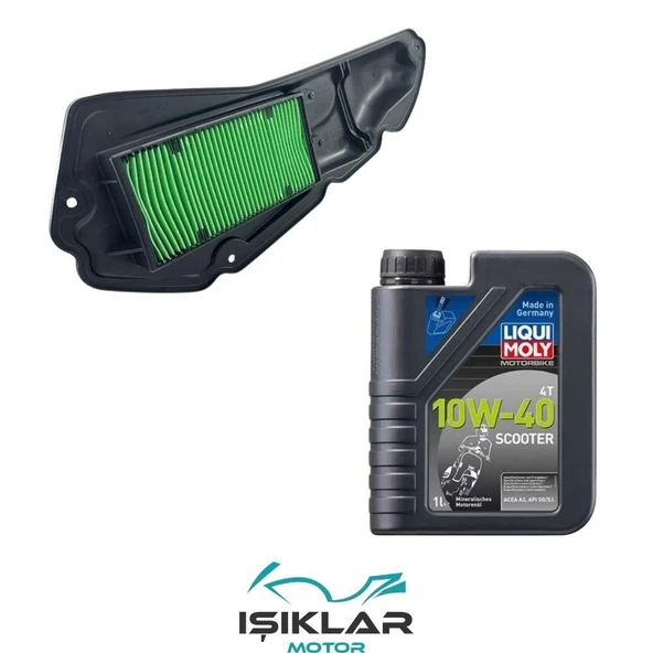 Honda Pcx 125 14-17 Liqui Moly Yağ Ve Hava Filtre Bakım Seti Bs0033 ürün görseli 1