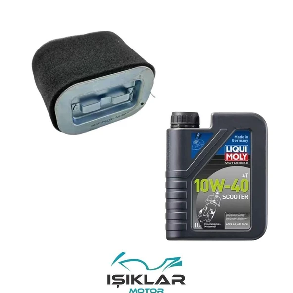 Tvs N Torq Liqui Moly Yağ Ve Hava Filtre Bakım Seti Bs0040 ürün görseli 1