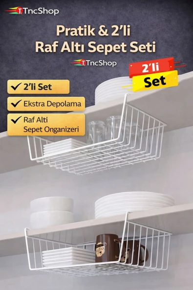 TncPatiShop 2'li Asılabilir Banyo Havlupan Düzenleyici Organizer Banyo Havluluk Kurutma Sepeti Şampuanlık Askı ürün görseli 1