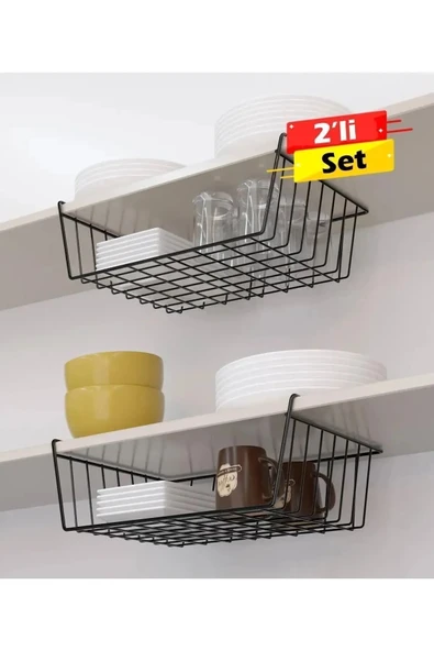TncPatiShop 2'li Asılabilir Banyo Havlupan Düzenleyici Organizer Banyo Havluluk Kurutma Sepeti Şampuanlık Askı ürün görseli 1