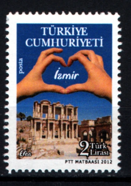 EABİ-2012 Turizm Konulu sürekli pul  (tp0666) ürün görseli 1