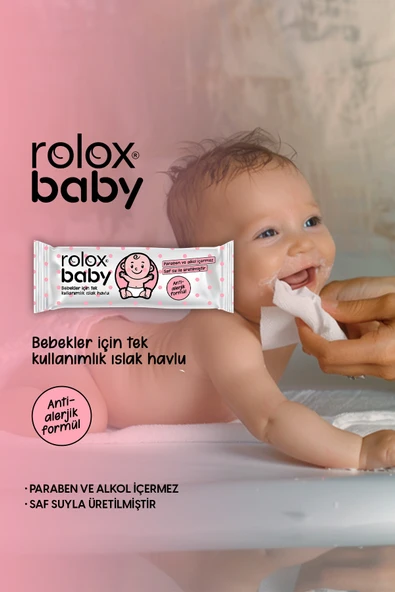 Baby - 50 Paket - Bebekler İçin Tek Kullanımlık Islak Havlu ürün görseli 1