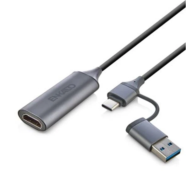ENKADO EKD-TP46 TYPE-C+USB 3,0 TO HDMI VİDEO CAPTURE ürün görseli 1