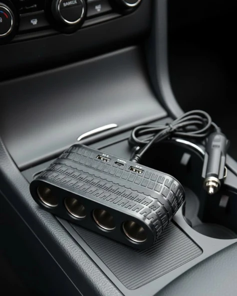 Araç İçi Güç Dağıtıcı 4 Çakmaklık 2 Usb 1 Type C Şarj Ünitesi ürün görseli 1
