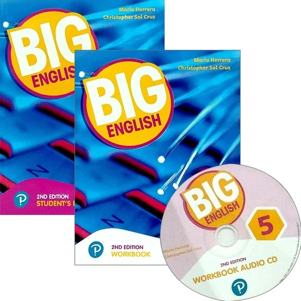 Big English 5 (2nd Second Edition)  Pupil's Book and Activity Book with Downloadable Audios CD ürün görseli 1