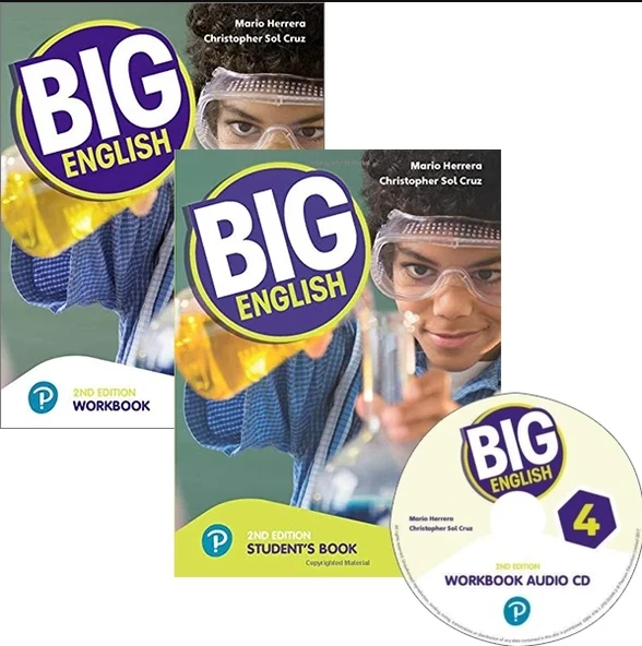 Big English 4 (2nd Second Edition)  Pupil's Book and Activity Book with Downloadable Audios CD ürün görseli 1