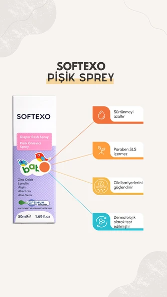SOFTEXO 50 ML PİŞİK SPREYİ ürün görseli 1