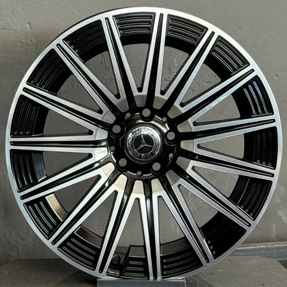 5*112*19*8.0-9.0 ET43-49 CH66.6 BLACK DİAMOND DY1469 MERCEDES JANT * ürün görseli 1