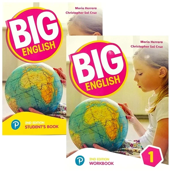 Big English 1 (2nd Second Edition) Pupil's Book and Activity Book with Downloadable Audios CD ürün görseli 1
