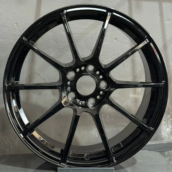 5*112*18*8.0 ET35 CH73.1 DEEP BLACK GLOSS SPARCO JANT * ürün görseli 1